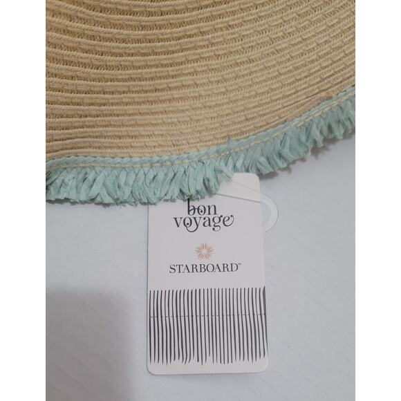 Bon Voyage, Here Comes The Sun Straw Floppy Hat Women's - Picture 3 of 4